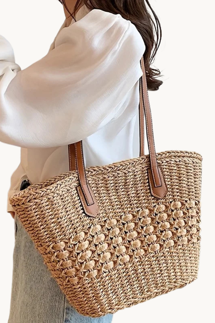 Nouveau bohême femmes sacs à bandoulière grande capacité été panier sac de paille pour les femmes voyage sac de plage