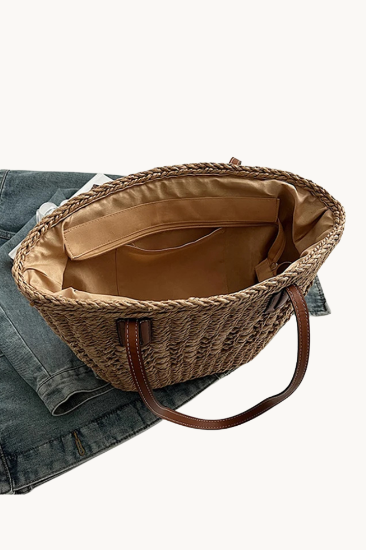 Nouveau bohême femmes sacs à bandoulière grande capacité été panier sac de paille pour les femmes voyage sac de plage