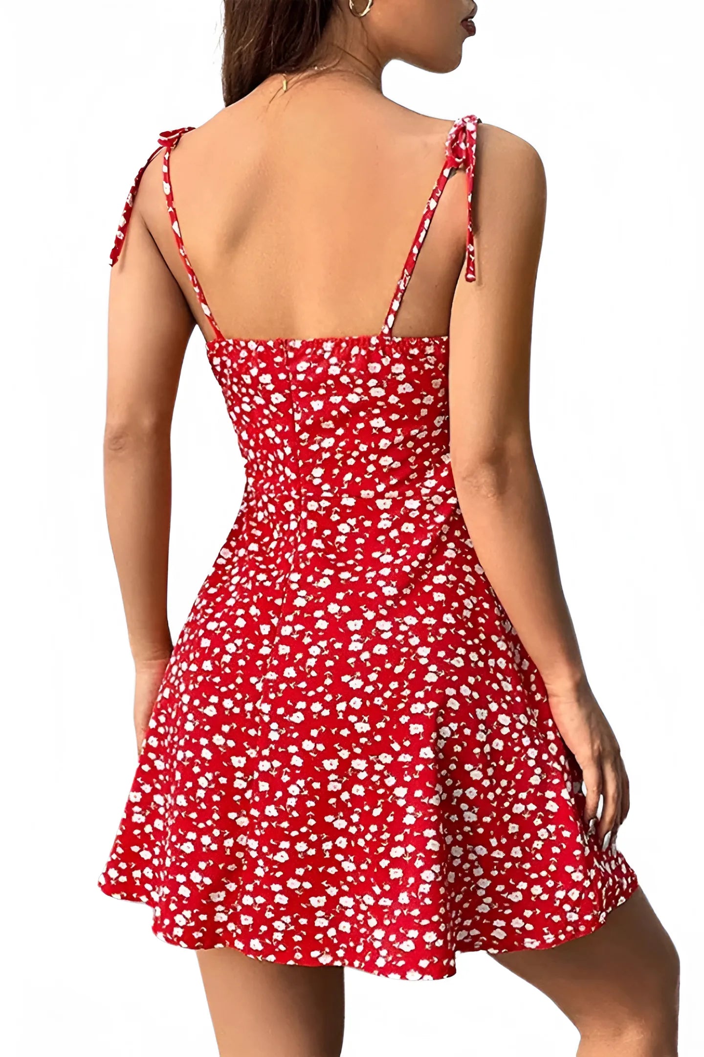 Robe Courte Bohème Florale "Céleste"